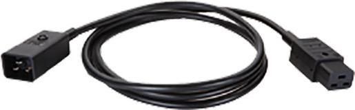 Produktbild Bachmann Verlängerung H05VV-F 3G1,5mm² sw, 0,5m, CEE7/7 / C19 (0.50 m, C19)