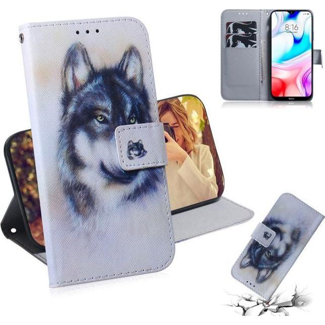 Thumbnail - MU Style Leder Bookcover Image Series (Xiaomi Redmi 8), Smartphone Hülle, Mehrfarbig
