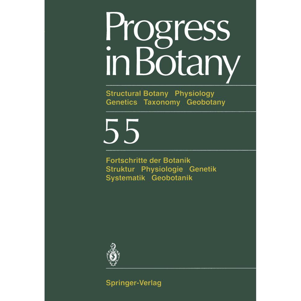 Progress in Botany, Fachbücher von Wolfram Beyschlag