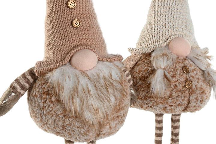 Produktbild Esprit Weihnachtsschmuck Home Braun Beige Zwerg 30 x 18 x 65 cm (2 Stück) (2 -teilig)