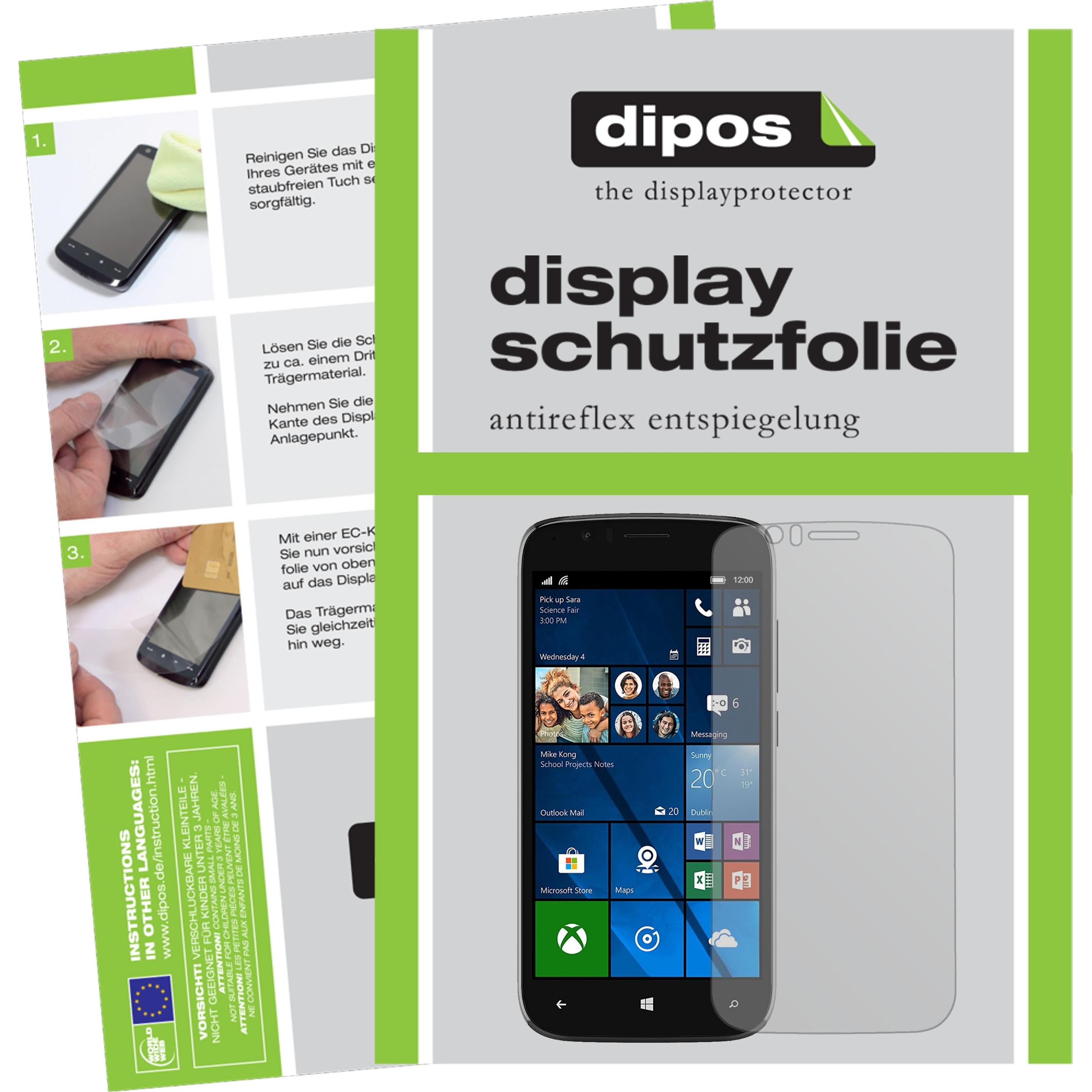 Dipos Displayschutzfolie Antireflex (1 Stück, Wileyfox Pro), Smartphone Schutzfolie, Transparent