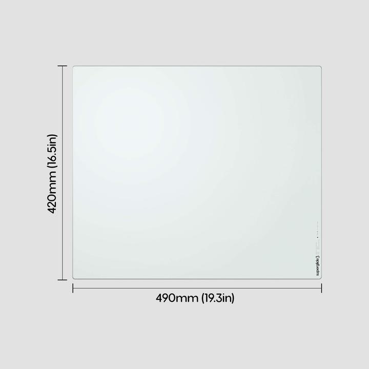 Actual product image Pulsar Superglide V3 Glass Pad Type-S - XL - Hvid (XL)