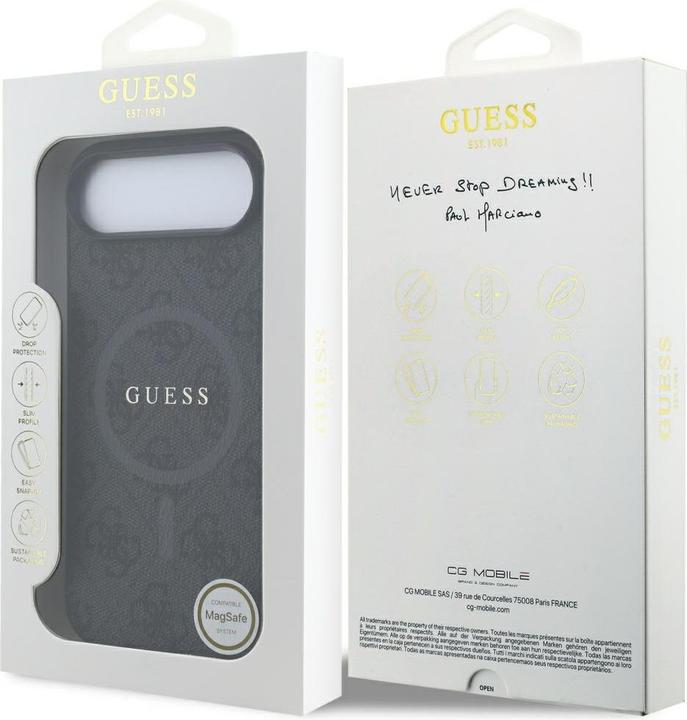Produktbild Guess - 4G Ring Classic Logo MagSafe (GUHMP17MG4GFRK) - iPhone 17 Air - Black (Apple iPhone 17)