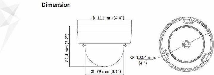 Actual product image Hikvision DS-2CD1143G0-I(2.8MM)(C) (1920 x 1080 Pixels)