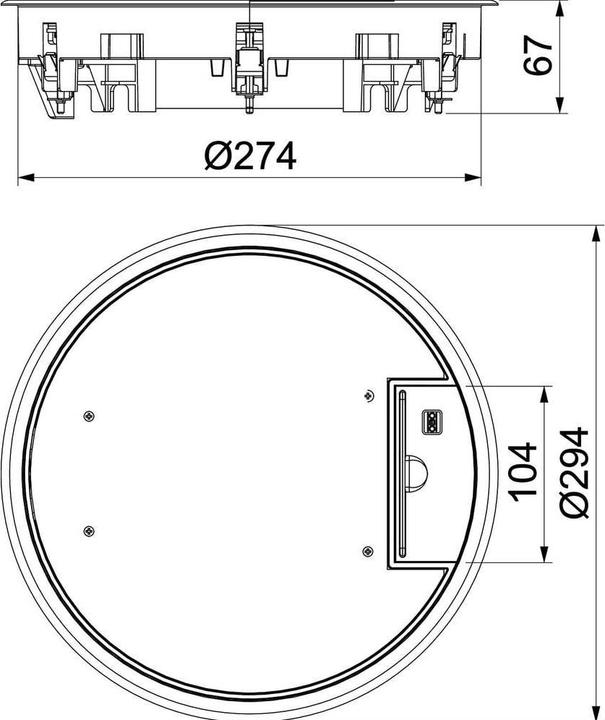 Actual product image OBO Bettermann OBO GESR7/10U7011 appliance insert