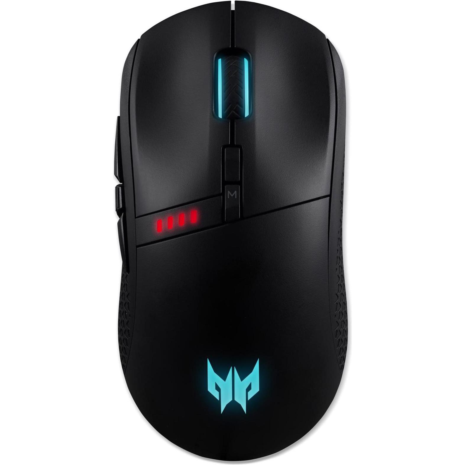 Acer Predator Cestus 350 (Kabelgebunden, Kabellos), Maus, Schwarz
