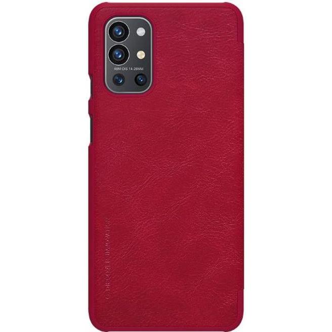 Thumbnail - Nillkin Qin Series (OnePlus 9R), Smartphone Hülle, Rot