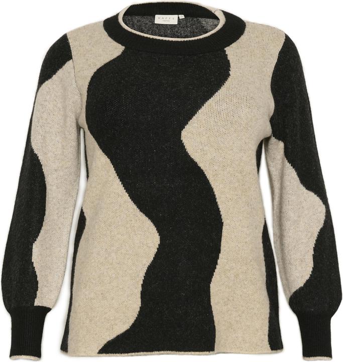 Abstract knitting pattern