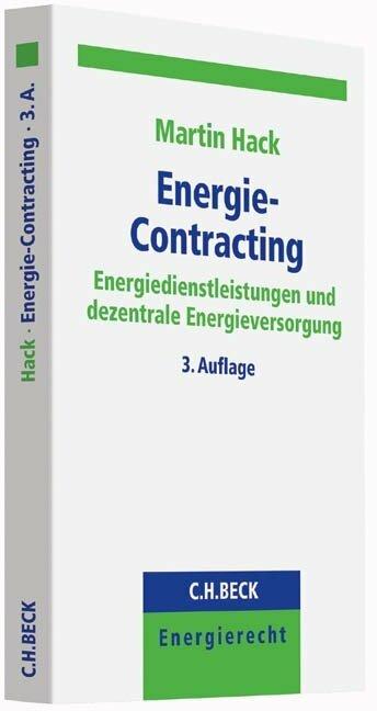 Produktbild Energie-Contracting (Deutsch, Martin Hack, 2015)
