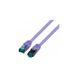 EFB Elektronik RJ45 Patchkabel S/FTP, Cat.6A, LSZH, 0,25m, violett Das geschirmte Cat.6A RJ45 Patchkabel gewährleis (S/F...
