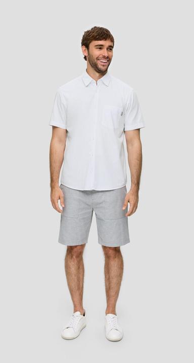 Immagine prodotto s.Oliver Hemd Baumwollhemd mit Musterstruktur (L)