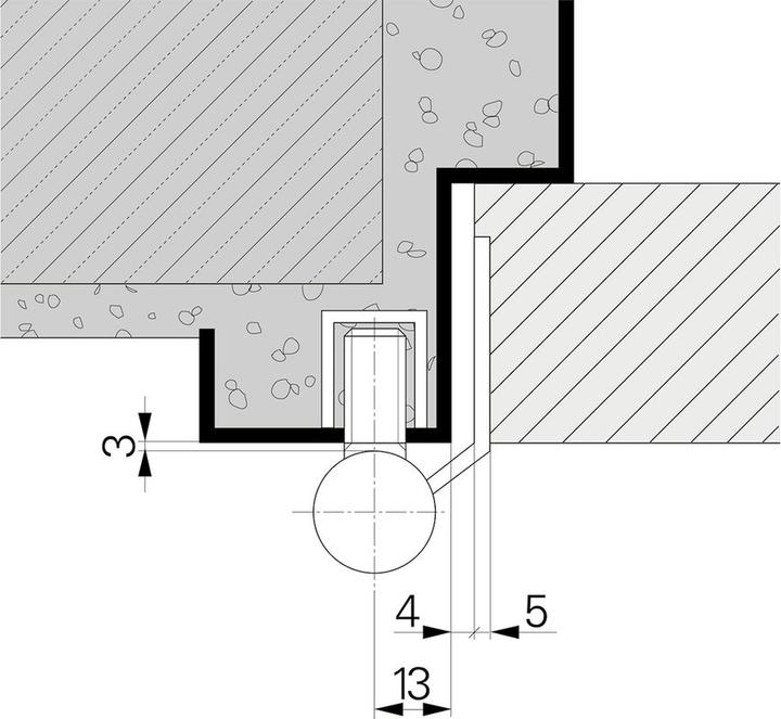 Actual product image Sassba Special centre section 11305 for steel frames