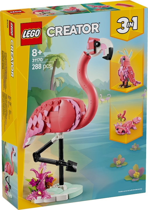 Immagine prodotto LEGO Wilde Tiere: Rosa Flamingo (31170, LEGO Creator Expert)