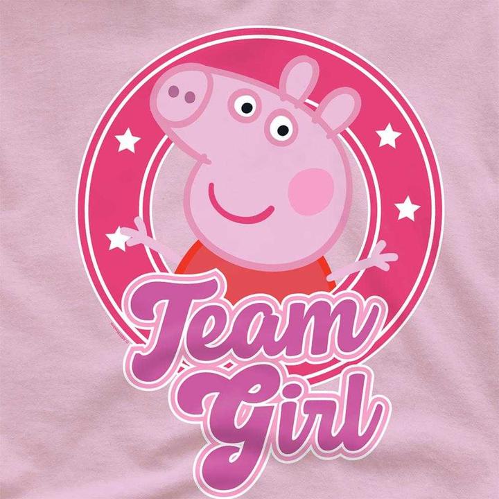 Image du produit Peppa Pig - T-shirt motif/style Badge TEAM GIRL - Adulte (XXL)