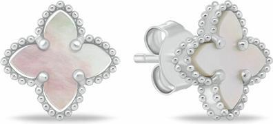 Image du produit Brilio Silver - Charming silver flower earrings EA1156W