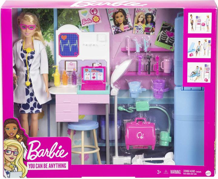 Image du produit Mattel Barbie - Medical Doctor Doll and Playset (GWV01)