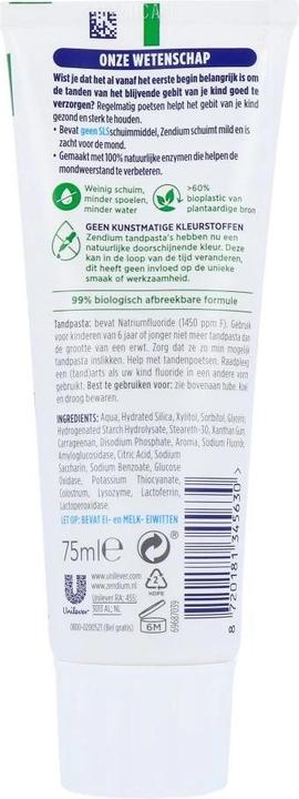 Produktbild Zendium Toothpaste Junior 5-12 Years (75 ml)