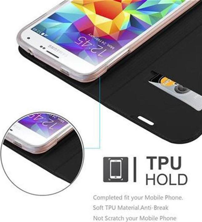 Actual product image Cadorabo Book Classy Style Cover (Samsung Galaxy S5, Samsung Galaxy S5 Neo)