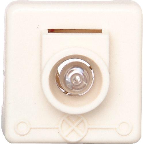 Kopp Glimmlampe wei fr Kontroll/Universal/Kreuzschalter 325900081, Taster + Schalter, Weiss