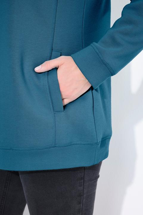 Produktbild Ulla Popken Sweatshirt, weiter Stehkragen, Taschen, Raglan-Langarm (46, 48)