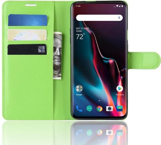 Produktbild MU Classic Litchi Leder Bookcover Series (OnePlus 7 Pro)