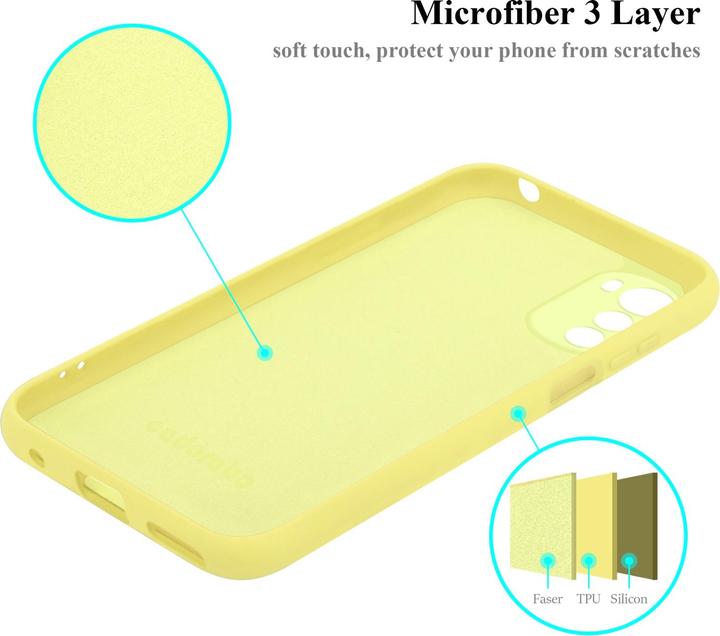 Productafbeelding Cadorabo TPU Liquid Silicone Hoesje Cover voor Motorola MOTO E32 4G / E32S (Motorola Moto E32s)