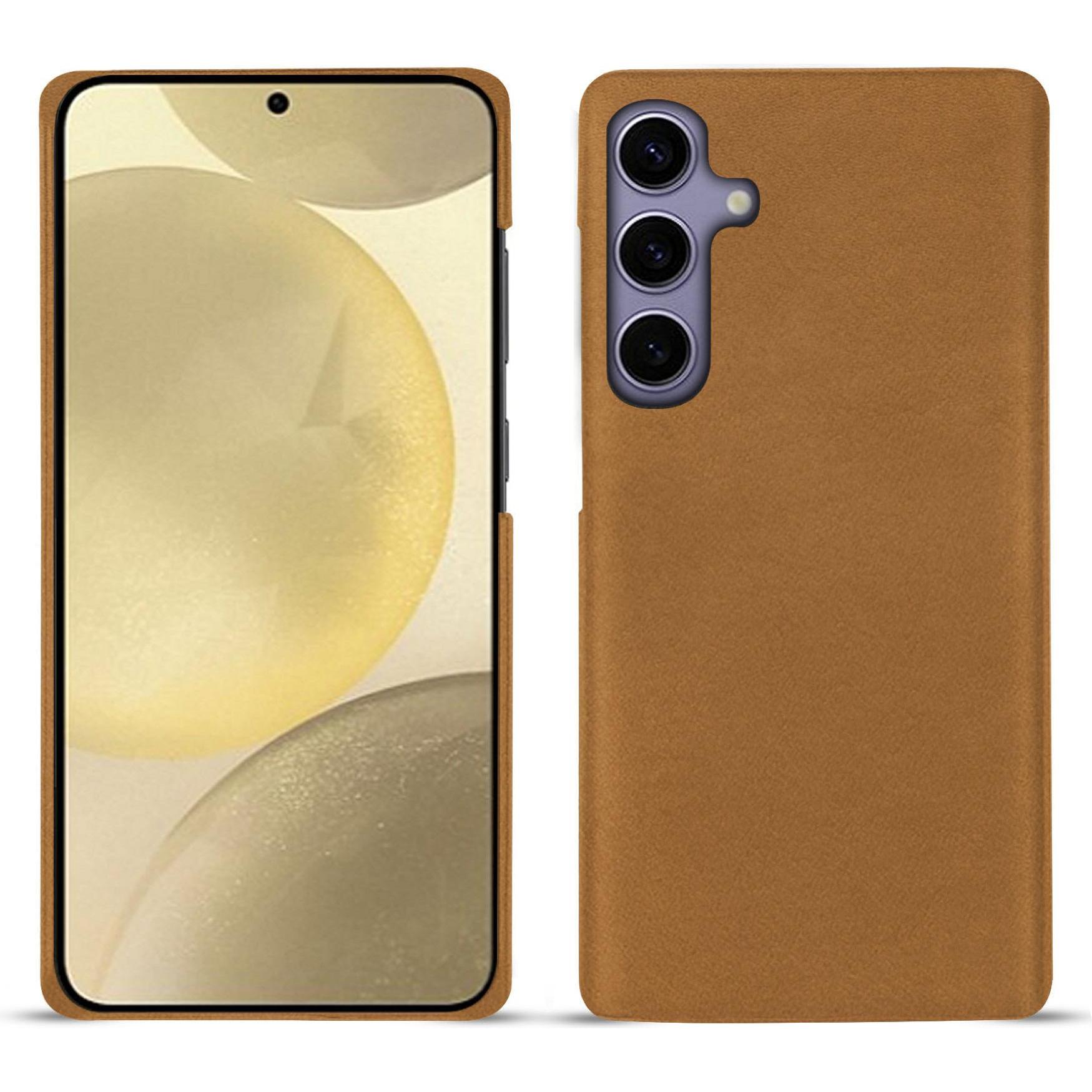 Noreve Lederschutzhülle (Samsung Galaxy S24+, Samsung Galaxy S23+), Smartphone Hülle, Braun