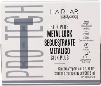 Energie-Label Salerm Hairlab Metal Lock Silk Plus Ampullen 5ml - Packung mit 12 Stück (5 ml)