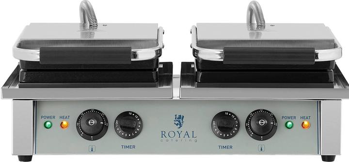 Produktbild Royal Catering Doppelwaffeleisen Elektro Waffelautomat Waffeleisen Waffelgerät Belgische Waffel