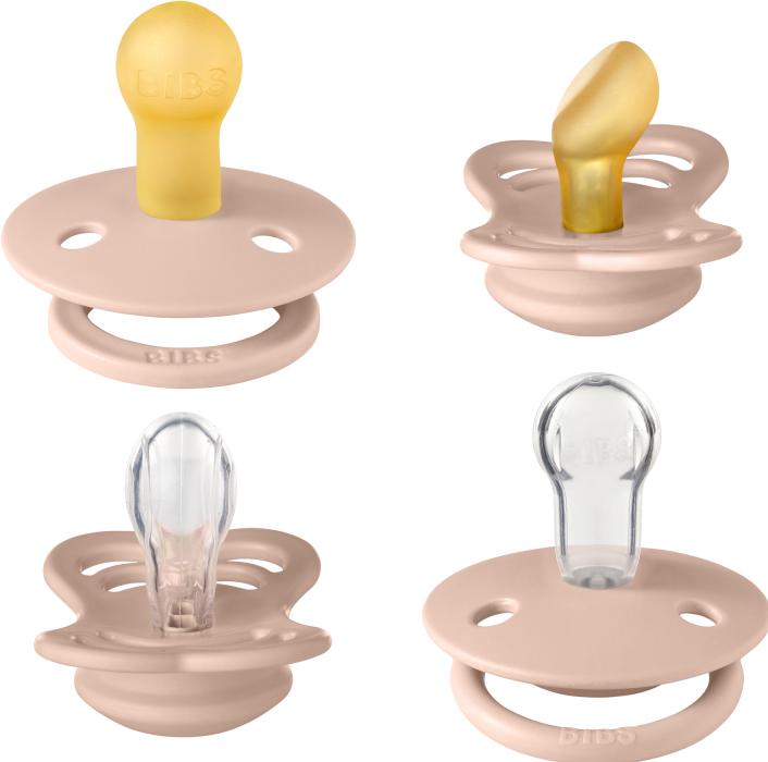 Image du produit Bibs tétine Try-It Collection, Blush (4 x, jusqu'à 6 M.)