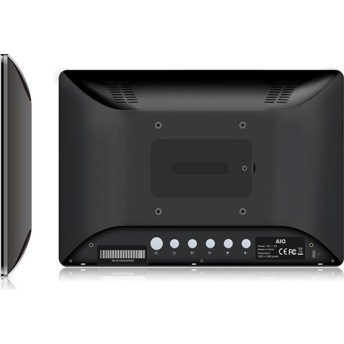 Thumbnail - Loop24 10" LW-1023T - Wall mount (1280 x 800 Pixel, 10.10"), Digital Signage, Schwarz