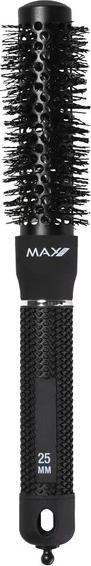 Actual product image Max Pro Ceramic Round Hairbrush 25Mmack