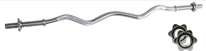 Productafbeelding Sko Krulstang TOORX BCV-120 120cm D25mm -2 stuks stervormige veiligheidskraag