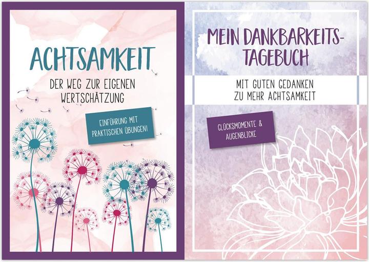 Immagine prodotto Achtsamkeit Der Weg zur eigenen Wertschätzung + Mein Dankbarkeits-Tagebuch (Tedesco, Vogt-Tegen, Jutta, 2023)