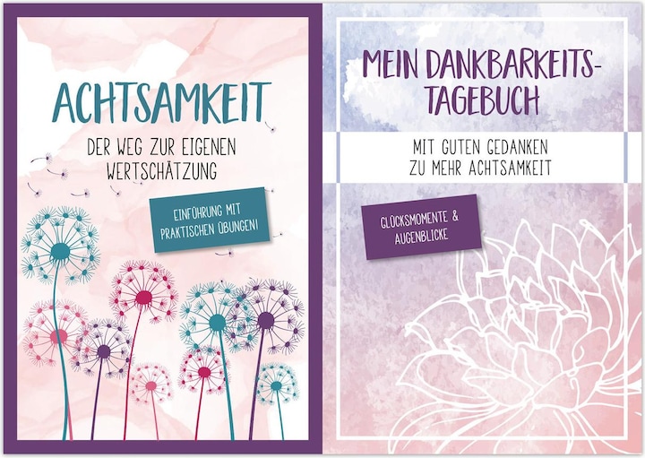 Produktbild Achtsamkeit Der Weg zur eigenen Wertschätzung + Mein Dankbarkeits-Tagebuch (Deutsch, Vogt-Tegen, Jutta, 2023)