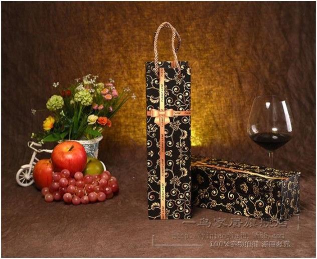 Produktbild MU Style Loop Series Weinflasche Geschenktüte (2er Set) (Flaschentasche, 1 x)