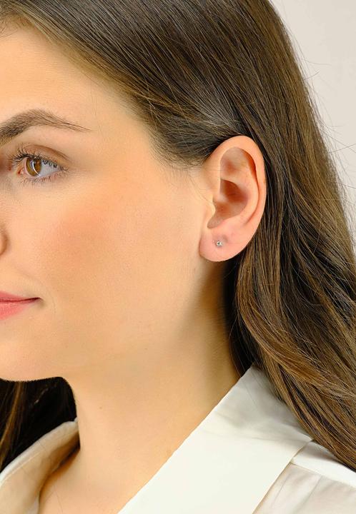 Image du produit Muau Boucles d'oreilles (Or blanc 750)