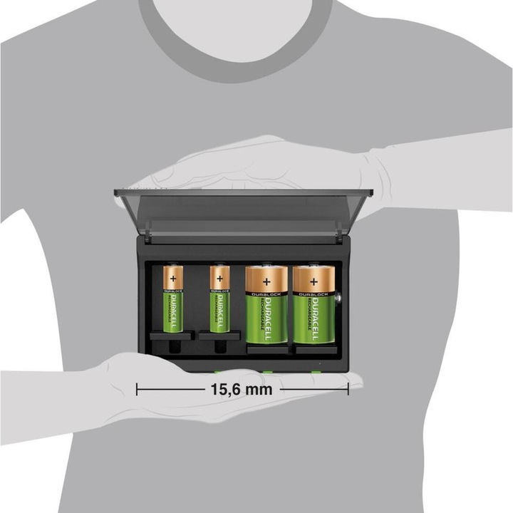 Produktbild Duracell Multi Charger (1 Stk., C, D, AA, AAA, Ladegerät ohne Akku)