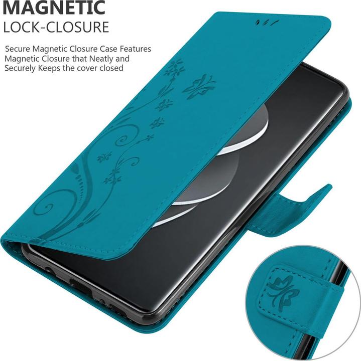 Produktbild Cadorabo Hülle für Xiaomi RedMi Note 14 Pro 5G mit Blumen Muster (Xiaomi Redmi Note 14 Pro 5G)