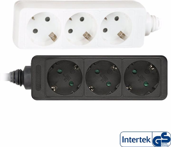 Actual product image InLine socket strip (3 x, CEE 7/3, 1.50 m)