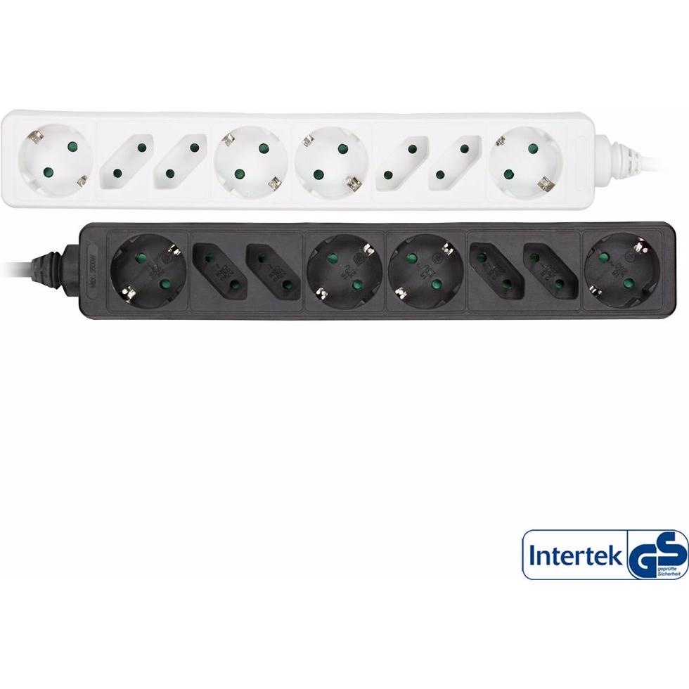 InLine, Steckdosenleiste, Steckdosenleiste (8 x, CEE 7/3, 3 m)