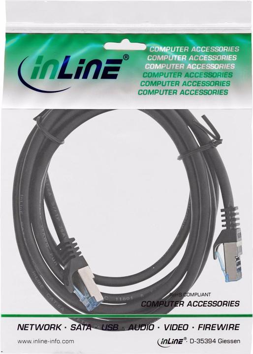 Produktbild InLine Patchkabel (S/FTP, CAT6a, 3 m)