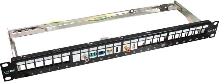 Actual product image InLine RJ45 jack / jack insert angled 90° (Patch panel)