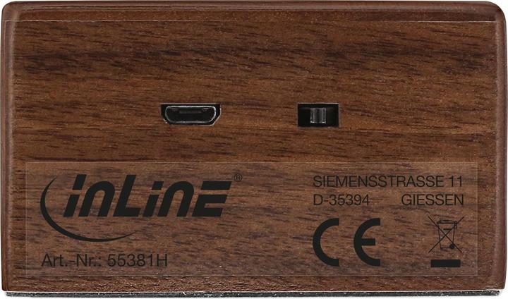 Actual product image InLine woodbrick (8 h, Rechargeable battery operated)