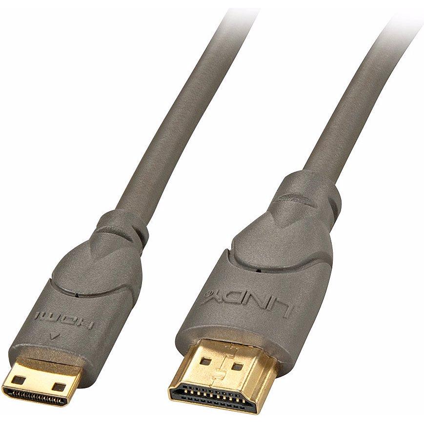 Lindy HDMI (Typ A) — mini HDMI (Typ C) (1 m, HDMI), Video Kabel