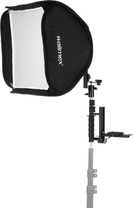 Produktbild Walimex p-Blitzschiene mit Magic Softbox 40x40 (Softbox, 40 cm)