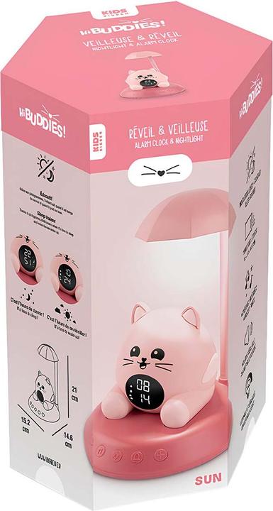 Image du produit Bigben Kids Wecker mit Nachtlicht - Cat (SL)