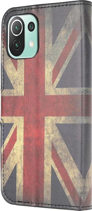 Actual product image Cover-Discount Xiaomi Mi 11 Lite - leather cover case UK flag (Xiaomi Mi 11 Lite)