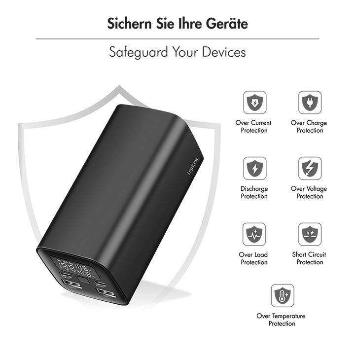 Actual product image LogiLink PA0350 (20000 mAh, 65 W, 74 Wh)