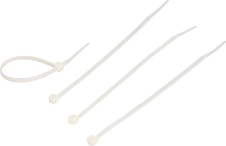 Actual product image Profec Kabelbündelband Nylon 6.6 250 mm Natur 3,6 mm 100 Stück (25 cm)